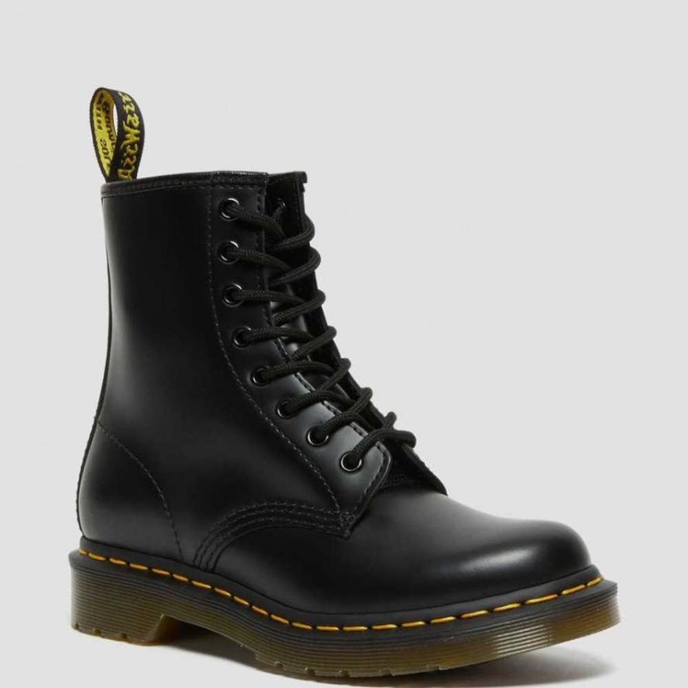Dr. Martens Smooth Leather Lace Up Boots